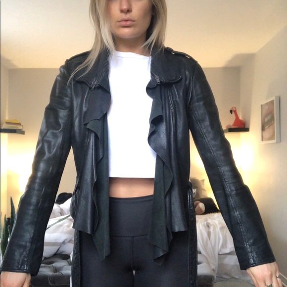 All Saints Leather Jacket - Picture 3 of 8